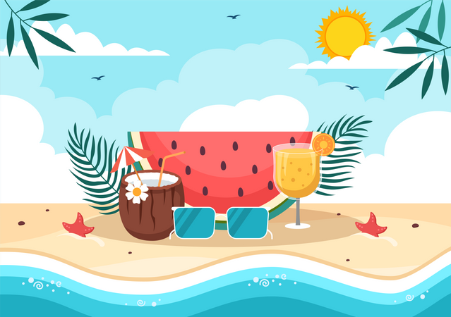 Buon Ferragosto  Illustration