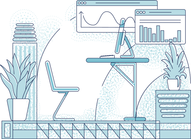 Bureau d'analyse commerciale  Illustration