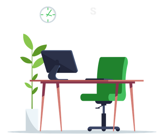 Bureau d'assistance bancaire  Illustration