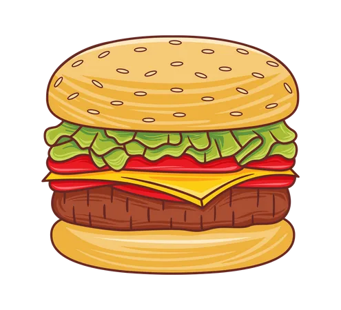Burger  Illustration