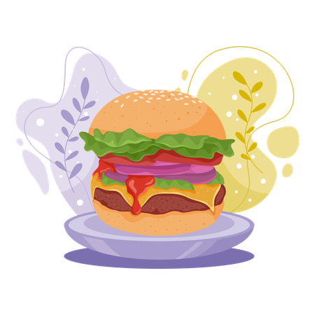 Burger  Illustration