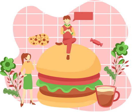 Burger  Illustration