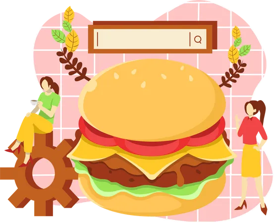 Burger  Illustration