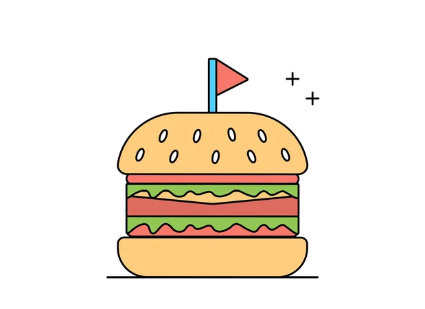 Burger  Illustration