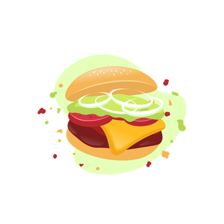 Burger  Illustration