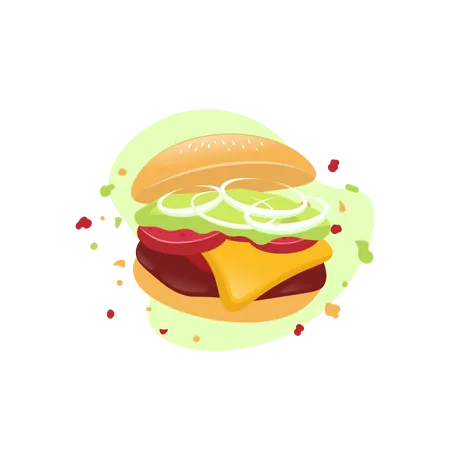 Burger  Illustration