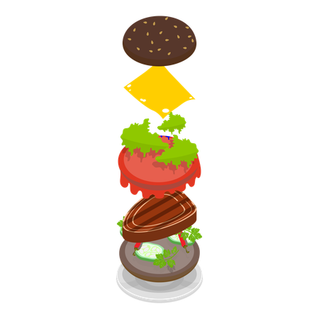 Burger Maker  Illustration