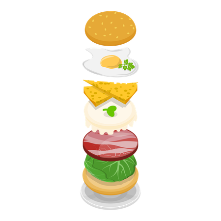 Burger Maker  Illustration