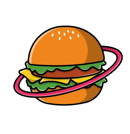 Planète Burger  Illustration