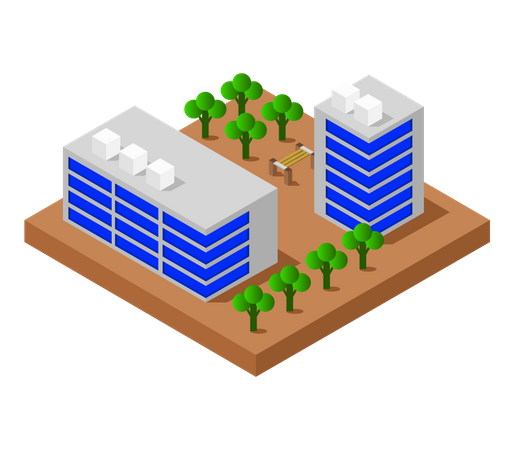 Büro  Illustration