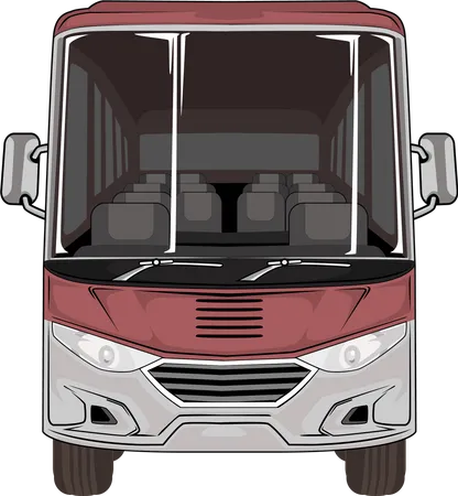 Bus Vector Illustration Illustration