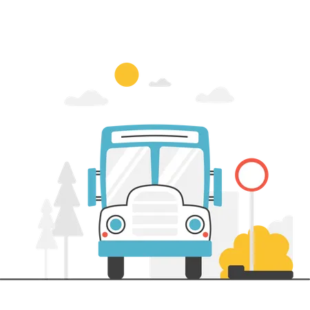 Bus  Illustration