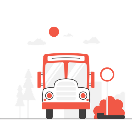 Bus  Illustration