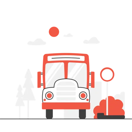 Bus  Illustration