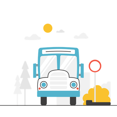 Bus  Illustration