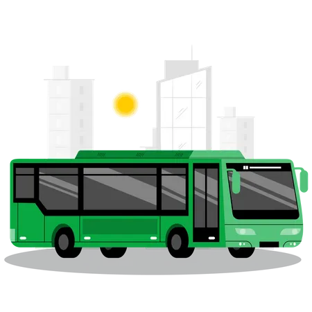 Bus Service  Illustration