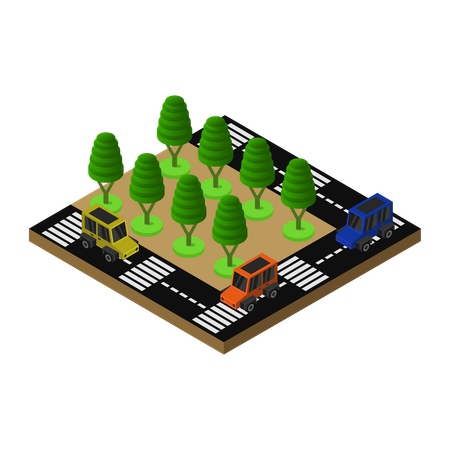 バス停  イラスト