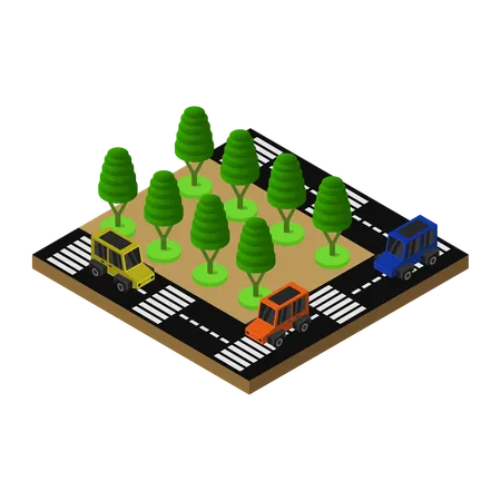 バス停  イラスト