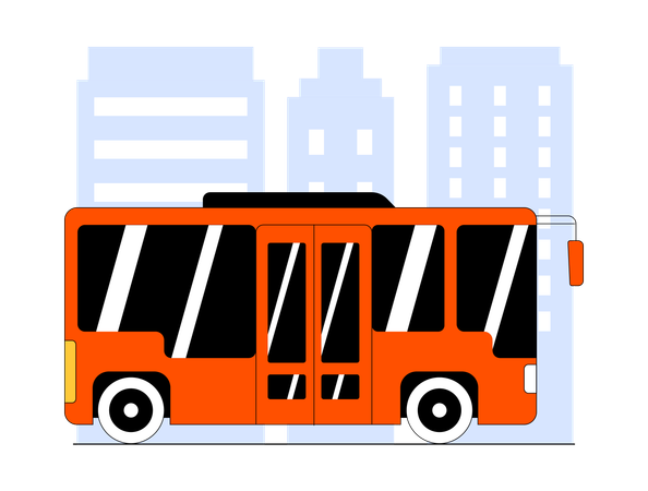 Bus travel  Illustration