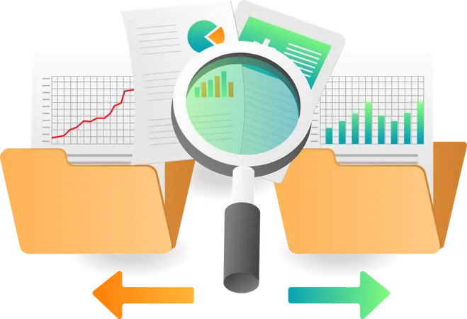 Buscar datos en varias carpetas  Illustration