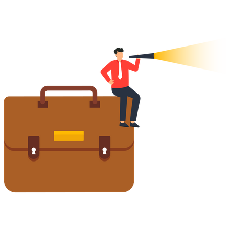 Buscar trayectoria profesional  Illustration
