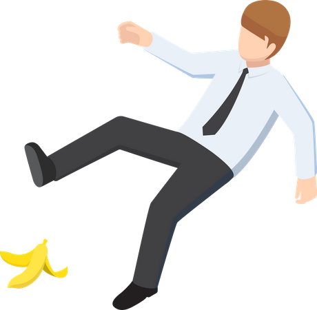 Business accident  Illustration