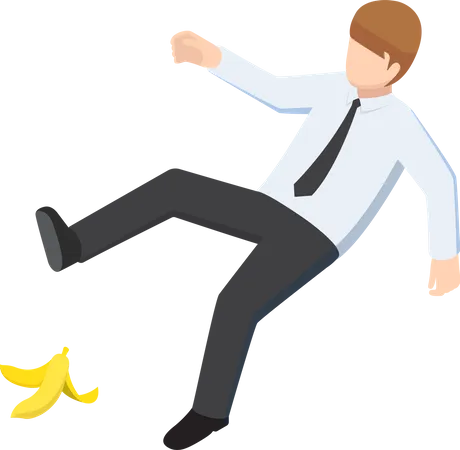 Business accident  Illustration