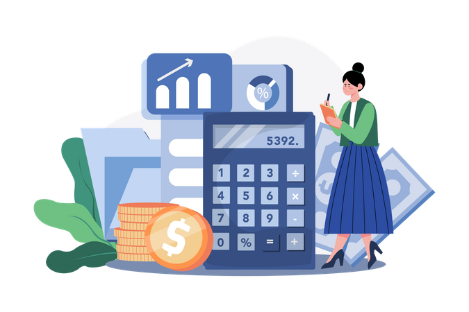 Business Accounting  Illustration