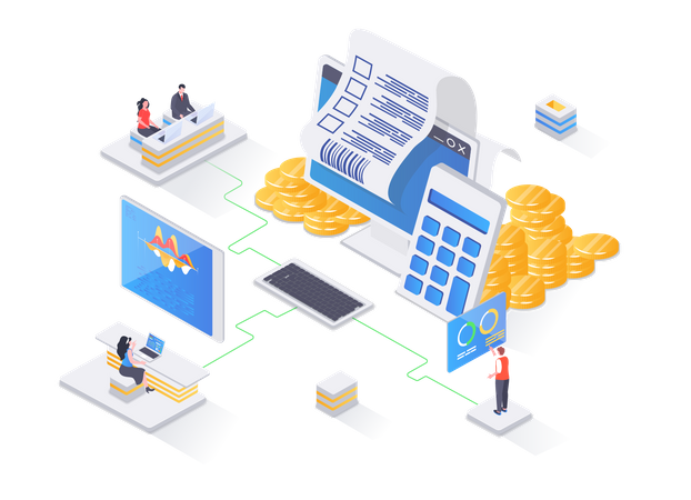 Business accounting and financial statements  Illustration
