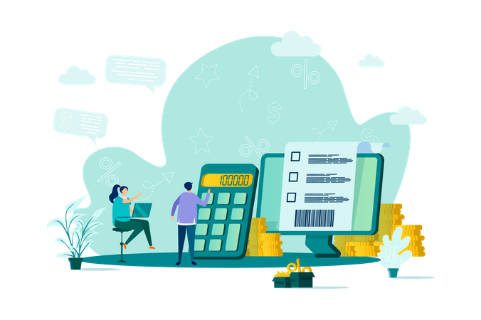 Business accounting and financial statements  Illustration
