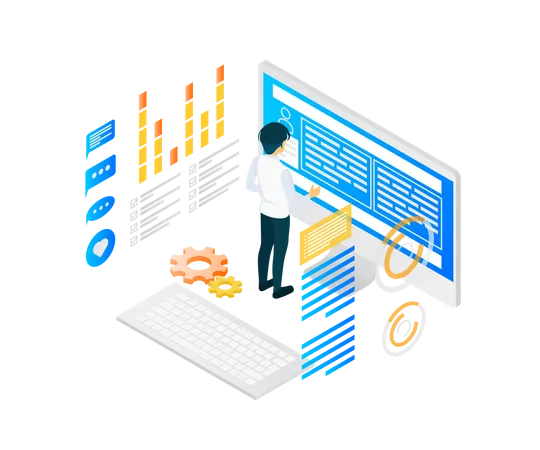 Business accounting  Illustration