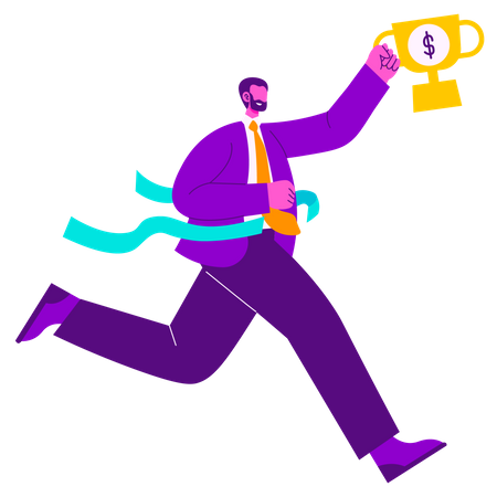 Business Achievement  Illustration