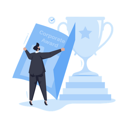 Business achievement  Illustration