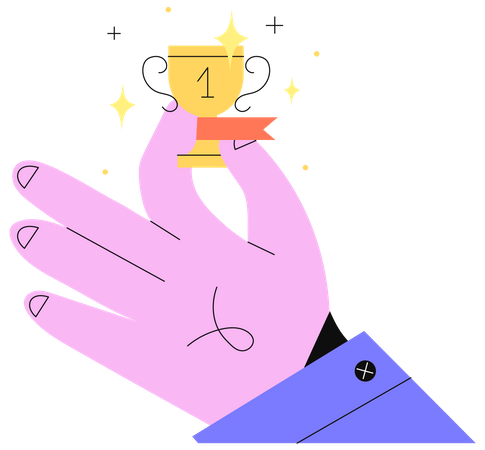 Business achievement  Illustration