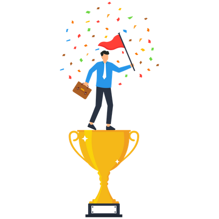 Business achievement  Illustration