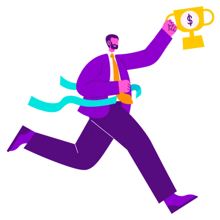 Business Achievement  Illustration