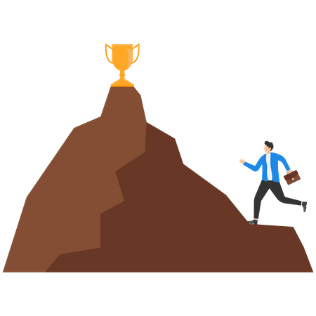 Business achievement  Illustration