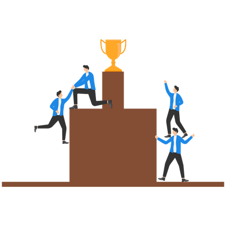 Business achievement  Illustration