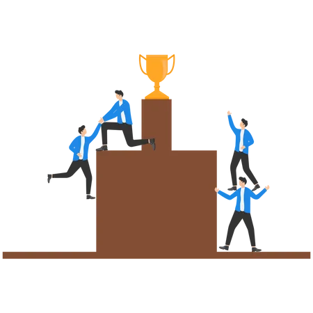 Business achievement  Illustration