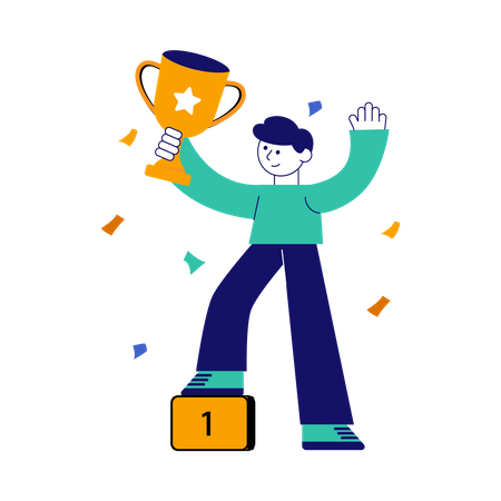 Business Achievement  Illustration