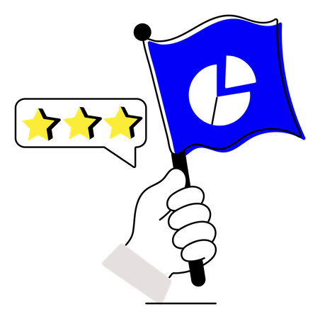 Business Achievement  Illustration