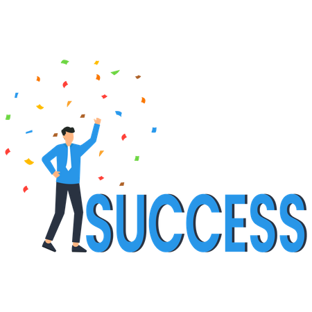 Business achievement  Illustration