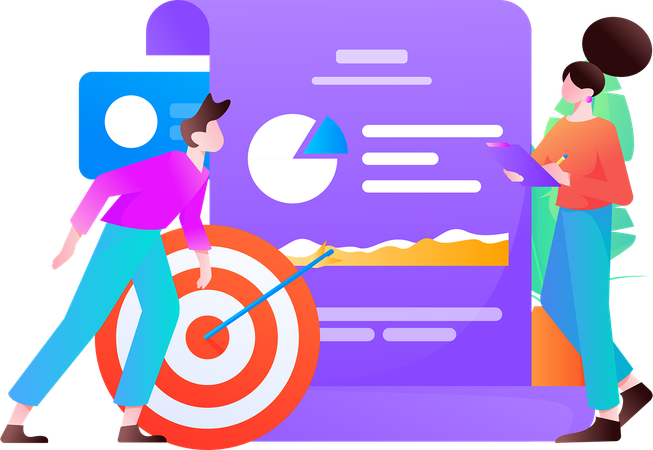 Business Advertisement Analysis  Illustration