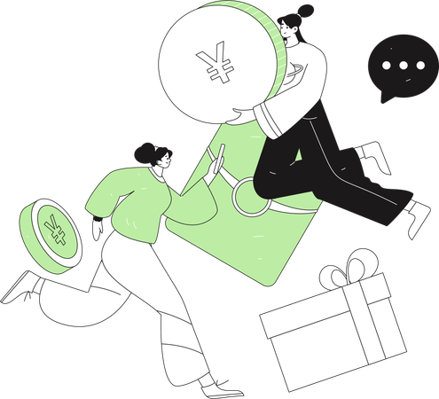 Business Advertising Illustration