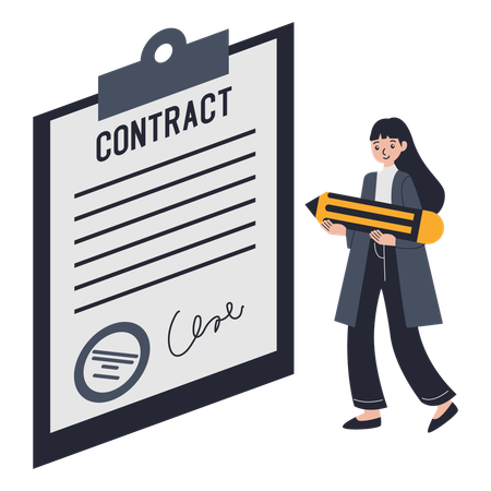 Business Agreement  Illustration