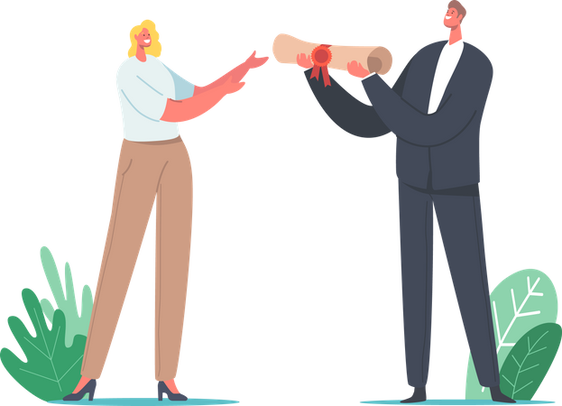 Business Agreement  Illustration