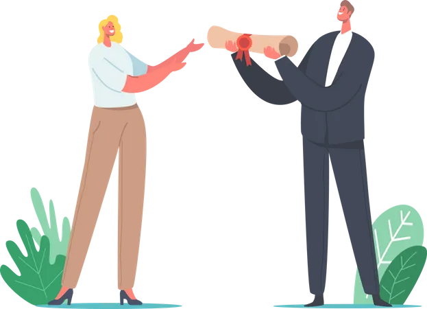 Business Agreement  Illustration