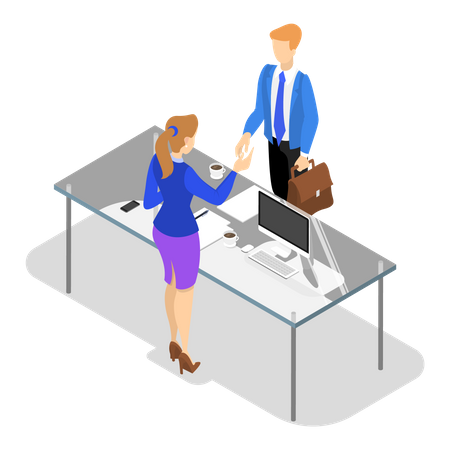 Business agreement  Illustration