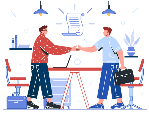 Business agreement  Illustration