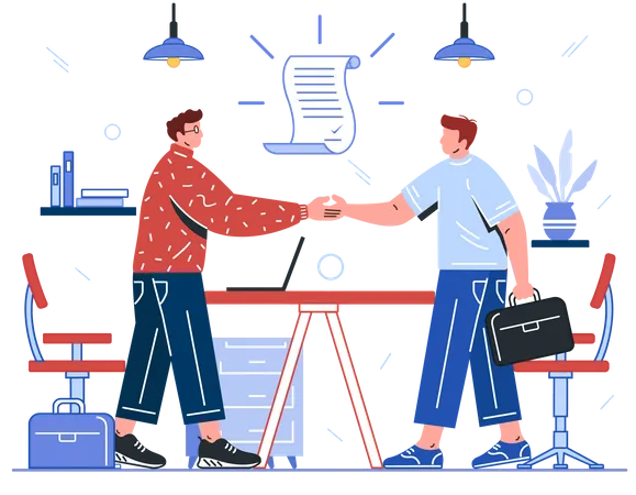 Business agreement  Illustration